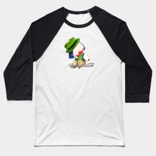 Clown and doggie. Baseball T-Shirt